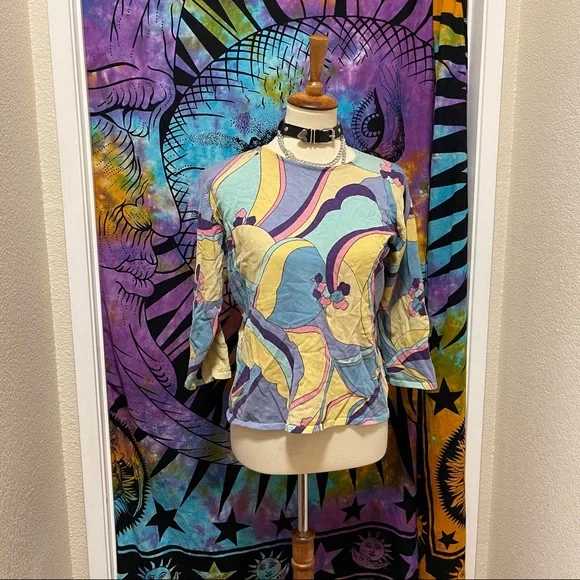 🌈 Amazing pastel Vintage art sweater - Picture 3 of 11